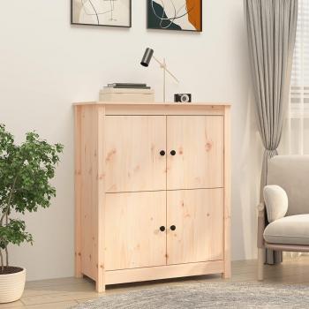Aparador de madera maciza de pino 83x41,5x100 cm - Mueble de Almacenaje de Salón, Buffet para salón, Armario Auxiliar, Armario de Almacenamiento