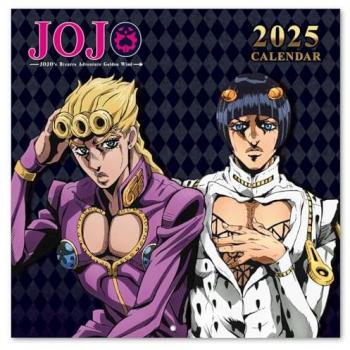 Calendario de pared 2025 30x30 cm Jojos Bizarre Adventure con planificador mensual e ilustraciones