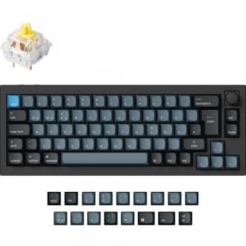 Teclado Mecánico Inalámbrico Keychron Q2 Pro 65% K Pro Banana RGB con Hot-Swap y Marco de Aluminio