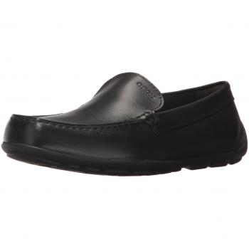 Geox J NEW FAST BOY B Mocasines Niños, Negro