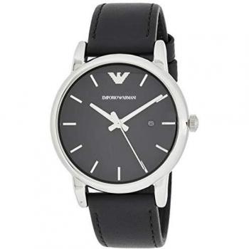 Emporio Armani Men's Analog Quartz Watch with Leather Strap AR1692