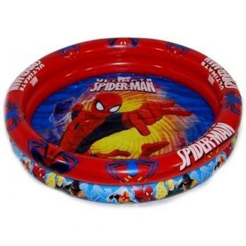 Saica- Piscina 90cm Ultimate Spiderman, Color Azul y roja
