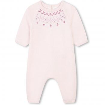 Pelele de bebé niña de punto jacquard Carrement Beau - Mono Y30171