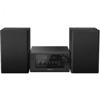 Sistema Micro Hi-Fi Panasonic SC-PM702EG-K con CD, Radio DAB+/FM, USB y Bluetooth, Potencia 80W, Color Negro