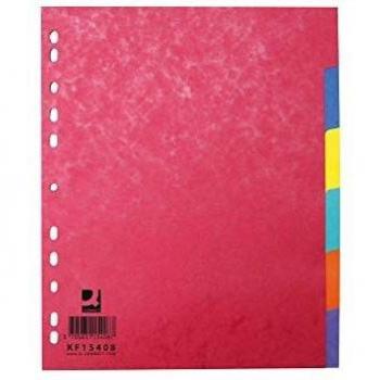 Q-Connect KF15408 - Pack de 6 separadores, A4