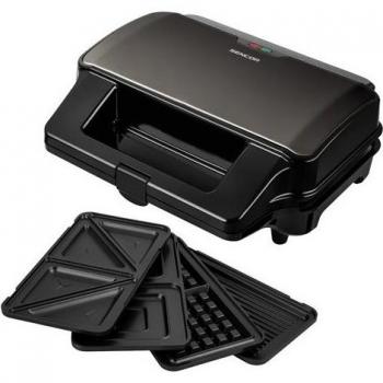 Tostadora 4 en 1 Sencor SSM 9978BK, 900 W, color negro