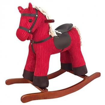 Sweety-Toys 6830 PARADISO caballo de balancín mecedora algodón