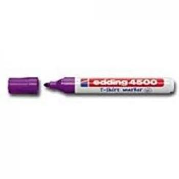 Edding 4500 marcador textil - azul - caja de 10 - punta redonda de 2-3 mm - rotuladores textiles permanentes para dibujar y caligrafiar sobre tejidos, resistentes a lavados de hasta 60 °C