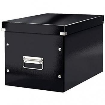 Caja de Almacenamiento Leitz Click & Store Cube Grande 32 x 31 x 36 cm Negra