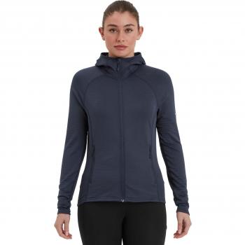 Montane Women's Protium Lite Hooded Fleece Jacket - Eclipse Blue, UK Size 8