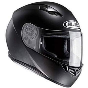 HJC 10103008 Casco de Moto, Negro, Talla M
