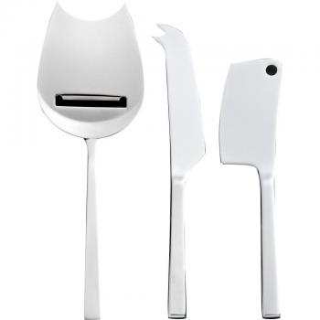 Set de 3 cuchillos para queso Universal con mangos ergonómicos y estuche protector