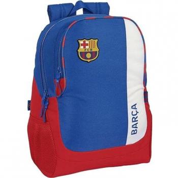 Mochila Safta F.C. Barcelona 2ª Equipación Adaptable a Carro con Hombreras Ergonómicas y Acolchadas, Espalda Acolchada, Dos Compartimentos Grandes y