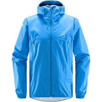 Haglöfs L.I.M Proof Chaqueta de hombre con capucha azul cielo - S