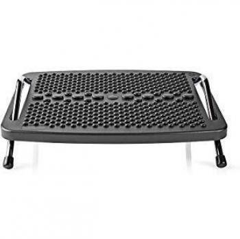 Repose-pié ergonómico Nedis ERGOFR200BK de metal negro