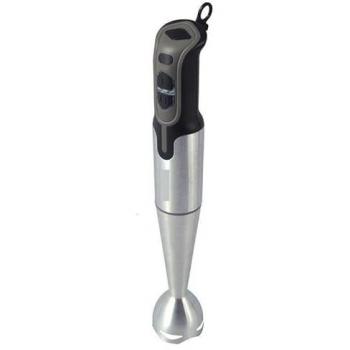 Batidora de mano 700W con 2 velocidades, brazo de acero inoxidable, cuchillas de acero inoxidable y vaso medidor de 800ml