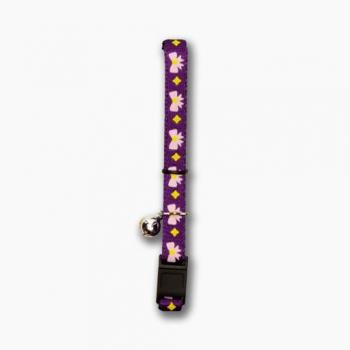 Catit Purple Breakaway Collar with Pink Bows