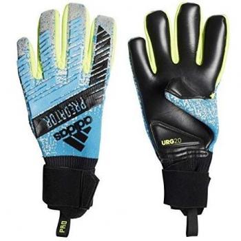 adidas Guantes de Portero Predator Pro, Unisex Adulto, Color Bright Cyan/Silver Met/Solar Yellow/Black, tamaño FR : XL
