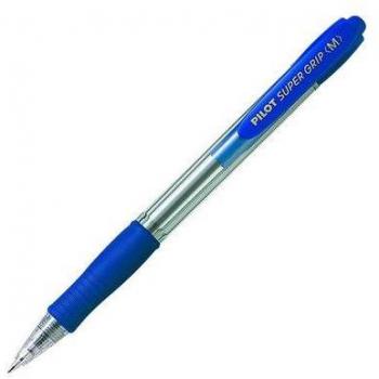 Bolígrafo Pilot Super Grip M AzulGreen Pala Fluor Green