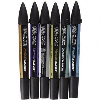 Winsor & Newton MetallicMaker - Pack de 6 rotuladores