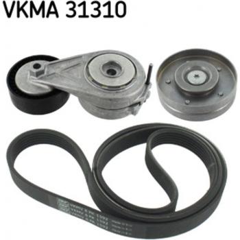 SKF VKMA 31310 Juego de correas trapezoidales poli V con rodillos para AUDI A5 B8 Coupé, A4 Avant, Sportback y SEAT Exeo Berlina, ST