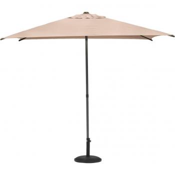 Parasol cuadrado recto Soya trigo 2,5x2,5m Hesperide