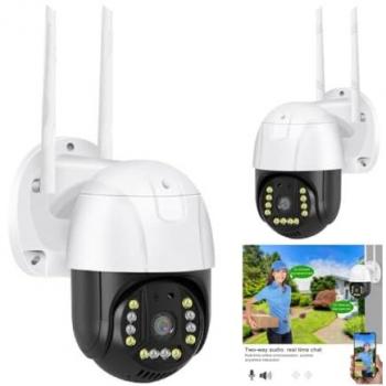 Cámara de Vigilancia IP Panorámica Smart 1080p Q-S902 Wifi 2K HD PTZ