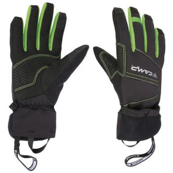 C.A.M.P. G Comp Warm Ski Touring Gloves - Insulated Lightweight, Black/Green, Medium