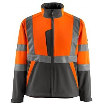 Chaqueta Softshell Hi-Vis Naranja/Gris Oscuro Mascot Kiama Talla L