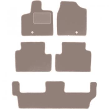 Alfombrillas de Terciopelo Beige OEM para Volkswagen Routan 7 Plazas (2008-2015)