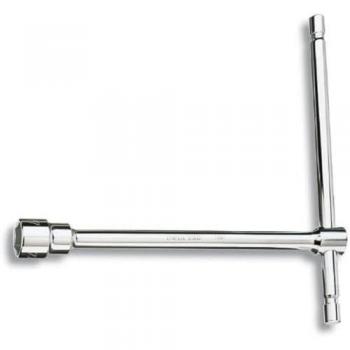 Beta Tools Llave T Hexagonal 009500017, atornillador acodado, diseño ergonómico, fabricada en acero de alta resistencia, acabado en cromo para mayor durabilidad, tamaño 17 mm