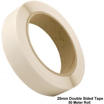 25 mm doble cara transparente Sellotape fuerte de rollos de cinta adhesiva permanente