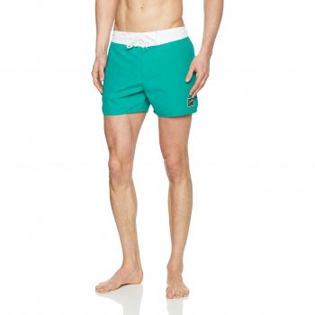 Speedo Bañador para hombre, vintage, contraste de colores, hombre, Vintage Contrast 14 inch, Jade/White, small