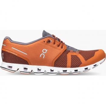 On Running Cloud Mesh Men's Low-Top Running Shoes - Size 42.5, Color: Sable/Russet Cocoa
