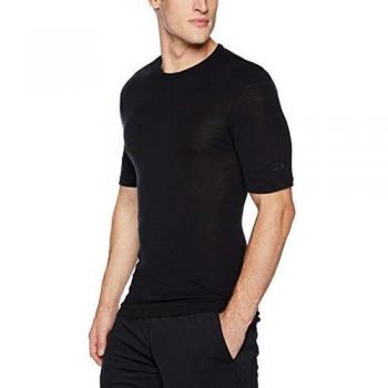 Icebreaker 175 Everyday SS Crewe Camiseta, Hombre, Negro, M