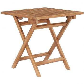 Folding Garden Table 45x45x45 cm Solid Teak Wood