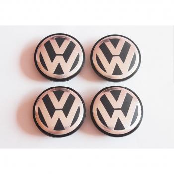 4 x tapabujes 65mm rueda logo emblema