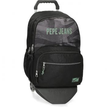 Mochila Pepe Jeans Davis 44cm con carro de dos compartimentos