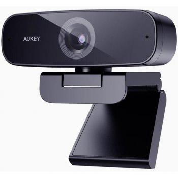 Cámara web Aukey PC-W3 Stream Series Full HD con sensor CMOS de 1/2,9 negra