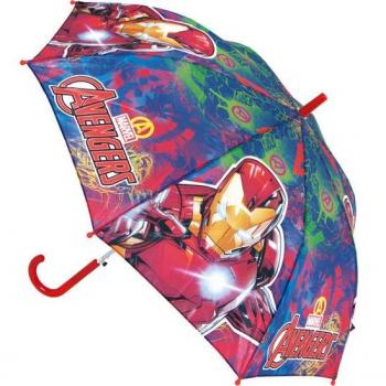 Paraguas Automático 48cm Rojo Negro Avengers Infinity