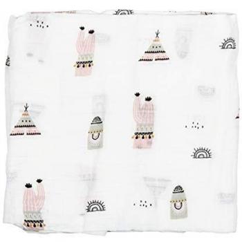 Bimbi Muselina Est.Bambu 120X120 367 Captus 04 Rosa - Paños de muselina, unisex
