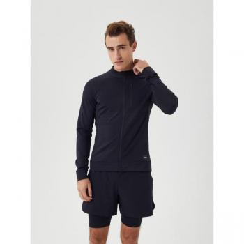 Borg Training Midlayer Jacket - Black Performance Layer for Activewear