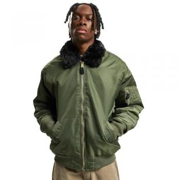 Brandit MA2 Olive Fur Collar Jacket