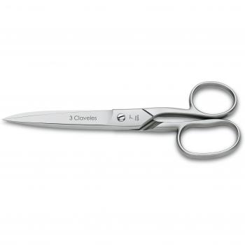 3 Claveles Tijera MODISTA 7 INOX Mate D 3C, Plateado, 18 cm
