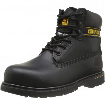 Cat Footwear Holton S3 HRO SRC, Botas de Trabajo Hombre, Negro, 40 EU