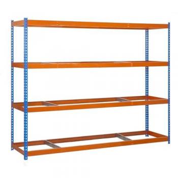 Estantería Metálica Simonforte 2406-4 Azul/Naranja con 4 Estantes