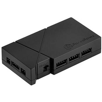SilverStone SST-LSB01 - RGB LED Hub, 2 * 30cm 5050 RGB LED strip , 2 * 30cm male to female & RGB 4pin extend Y cable, 1 * 4pin signal & peripheral cable