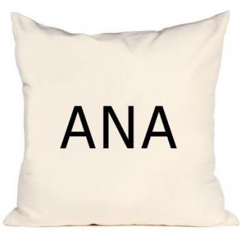 SuperStudio Lo + deModa Ana funda para cojín, 100% algodón, blanco, 50 x 50 x 0.2 cm