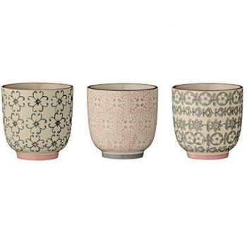 Bloomingville Juego de 3 tazas Cecilia
