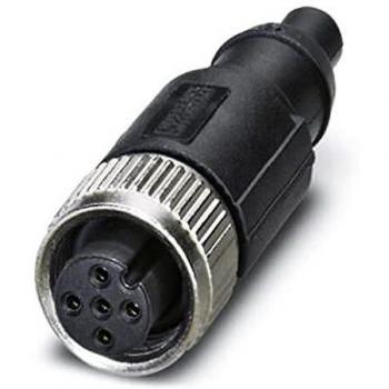 Phoenix Contact M12 5-Pin Female Circular Connector with Terminal Resistor